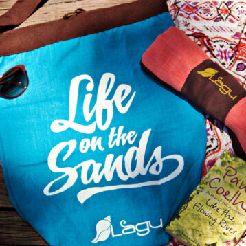 Life on the Sands Beach Bag - Celeste