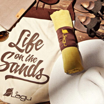 Life on the Sands Beach Bag - Sand