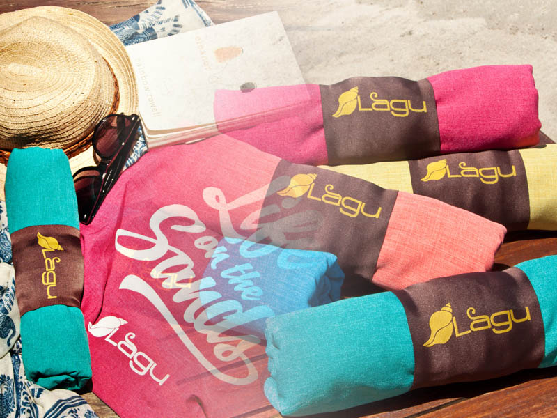 Lagu Beach Blanket and Beach Bag Bundle